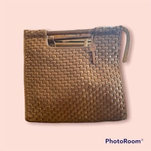 Fossil east west woven purse